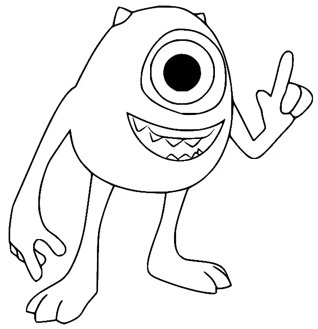 Monsters University Coloring Pages 22