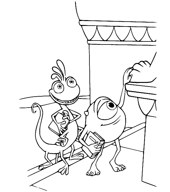 Monsters University Coloring Pages 26