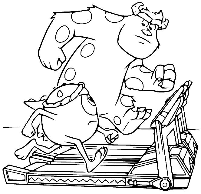 Monsters University Coloring Pages 27