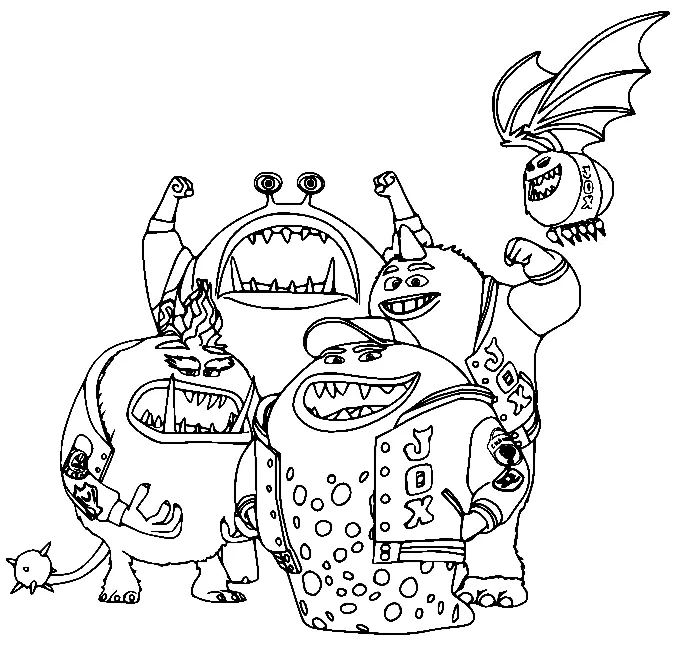 Monsters University Coloring Pages 29
