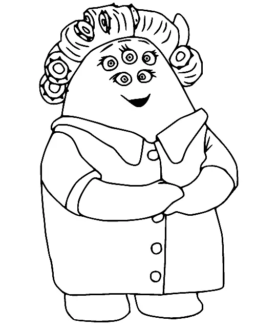 Monsters University Coloring Pages 30