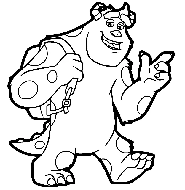 Monsters University Coloring Pages 31