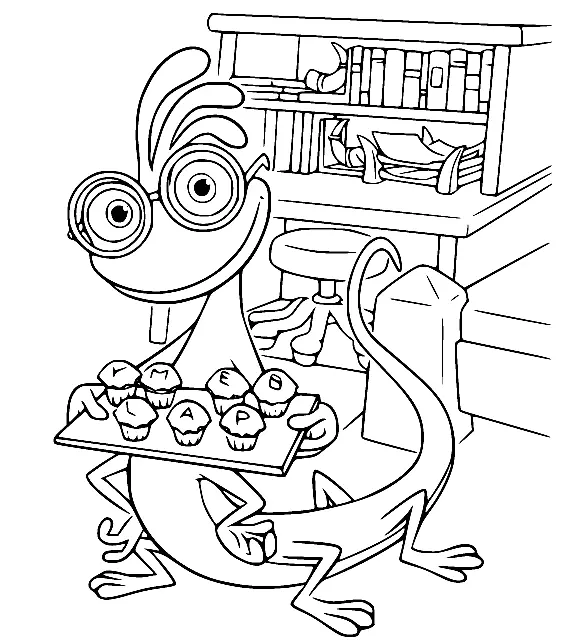 Monsters University Coloring Pages 34