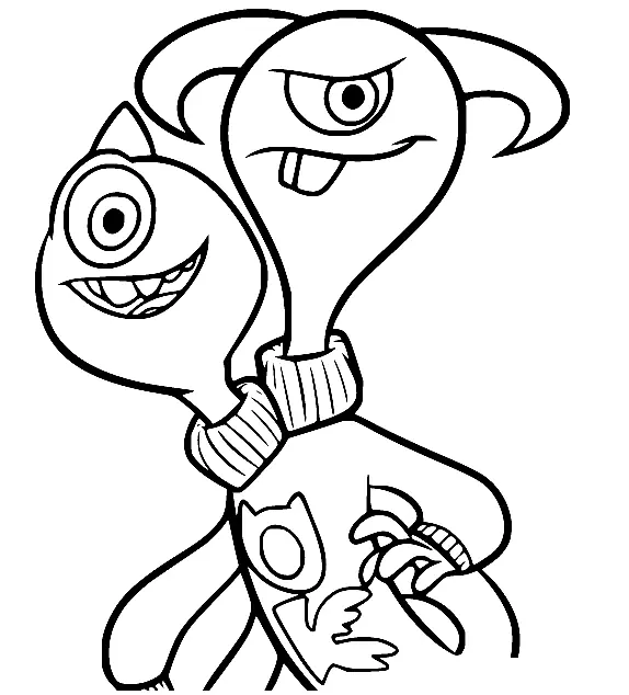 Monsters University Coloring Pages 35