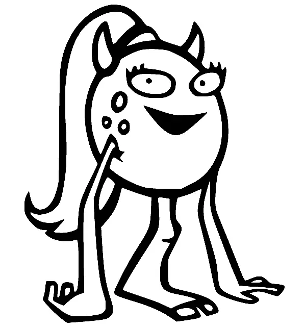 Monsters University Coloring Pages 40