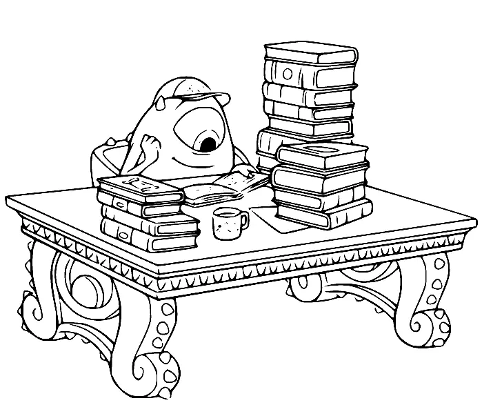Monsters University Coloring Pages 41