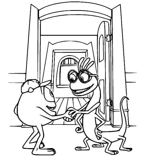 Monsters University Coloring Pages 52