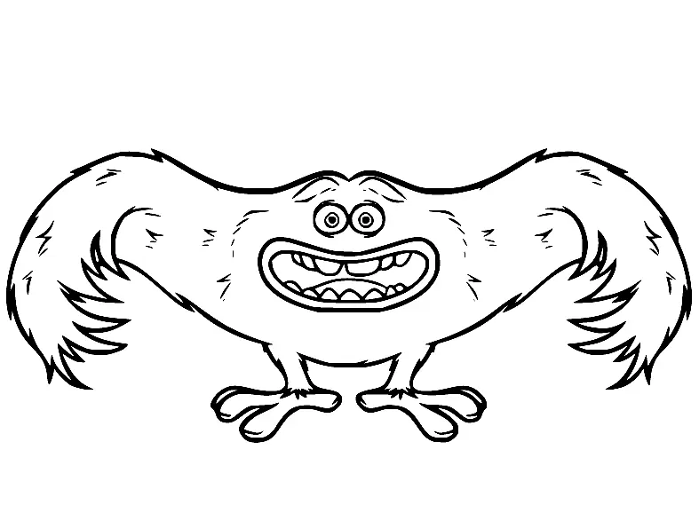Monsters University Coloring Pages 9