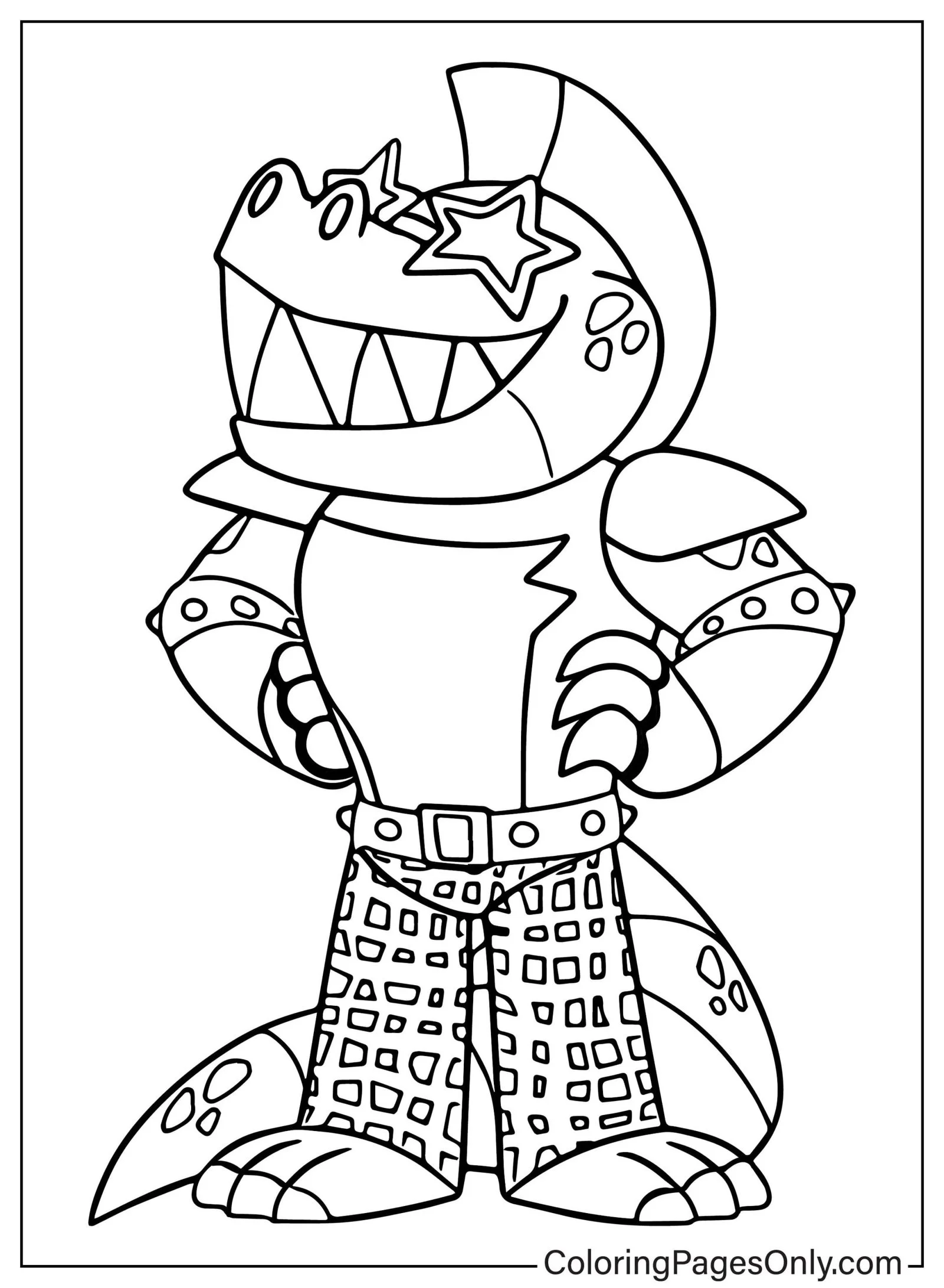 Montgomery Gator Coloring Pages 17