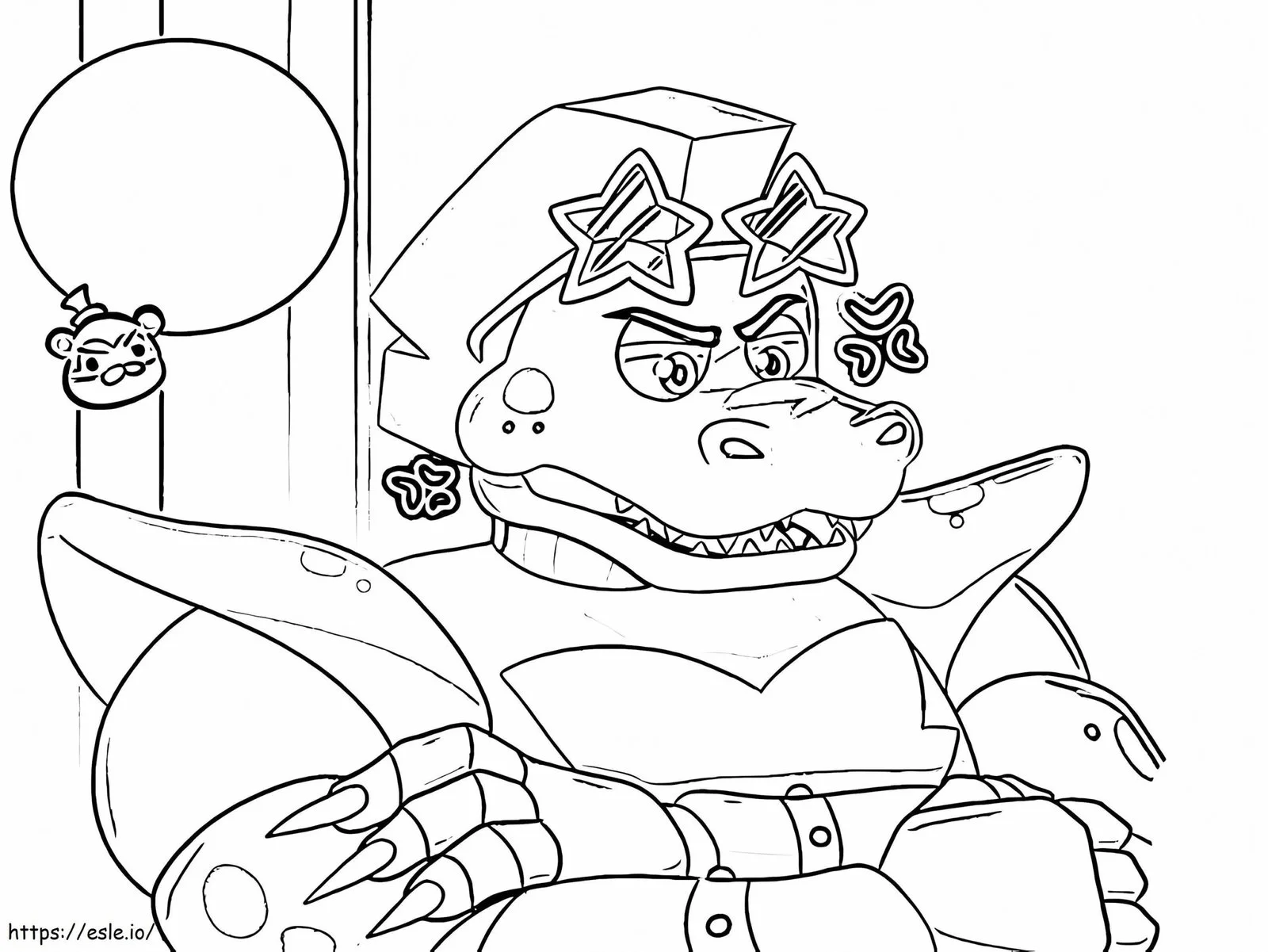 Montgomery Gator Coloring Pages 5