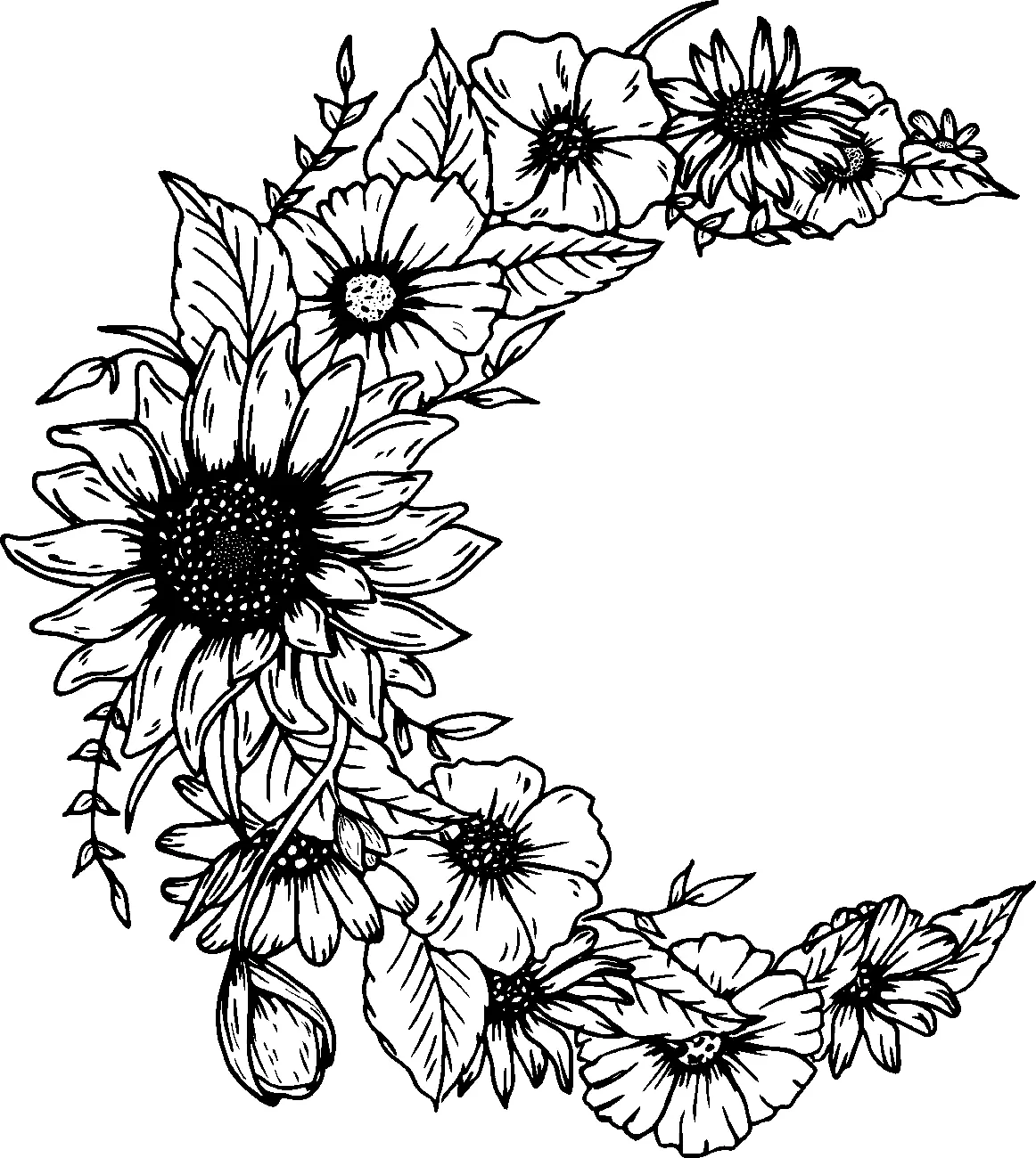 Desenhos de Lua Para Colorir 2