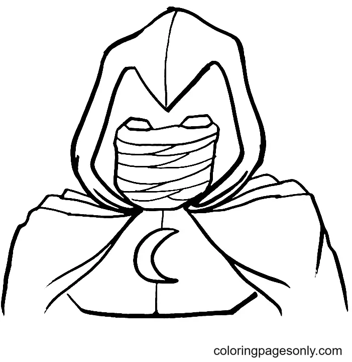 Moon Knight Coloring Pages 14