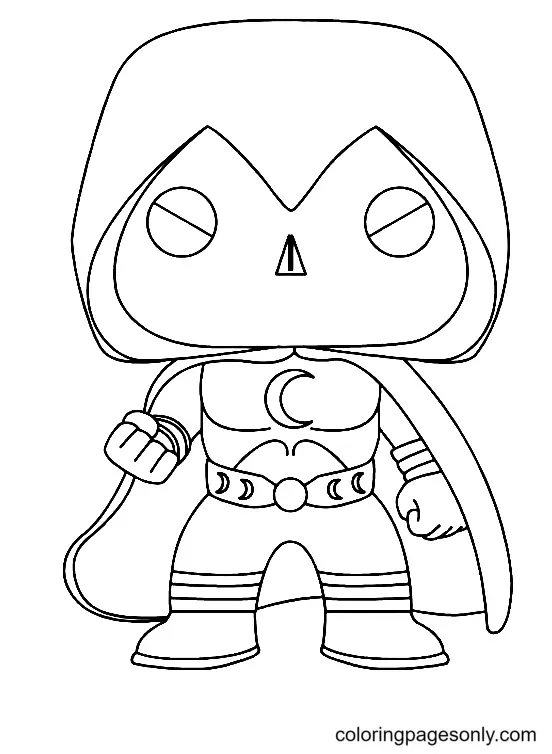 Moon Knight Coloring Pages 16