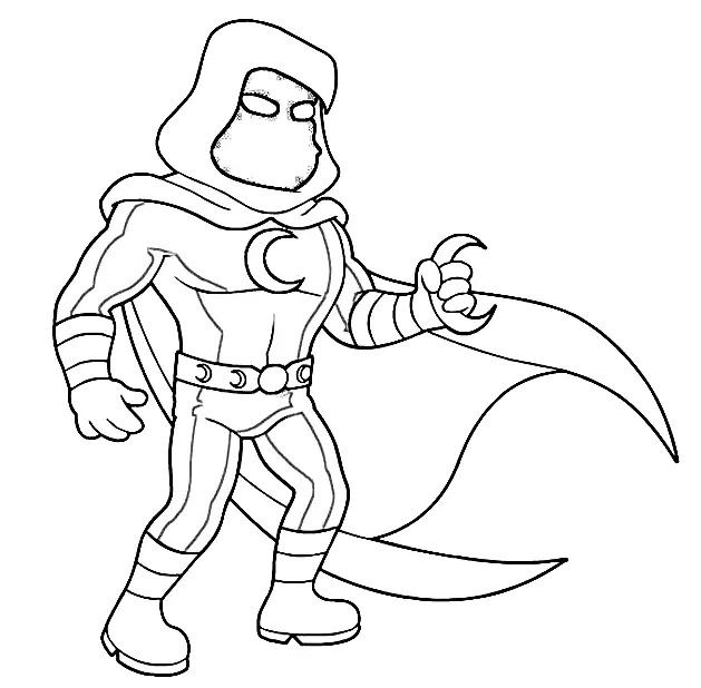 Moon Knight Coloring Pages 21