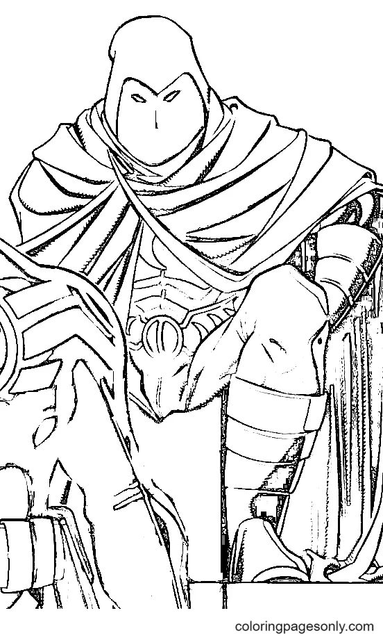 Moon Knight Coloring Pages 23