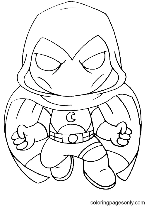 Moon Knight Coloring Pages 4
