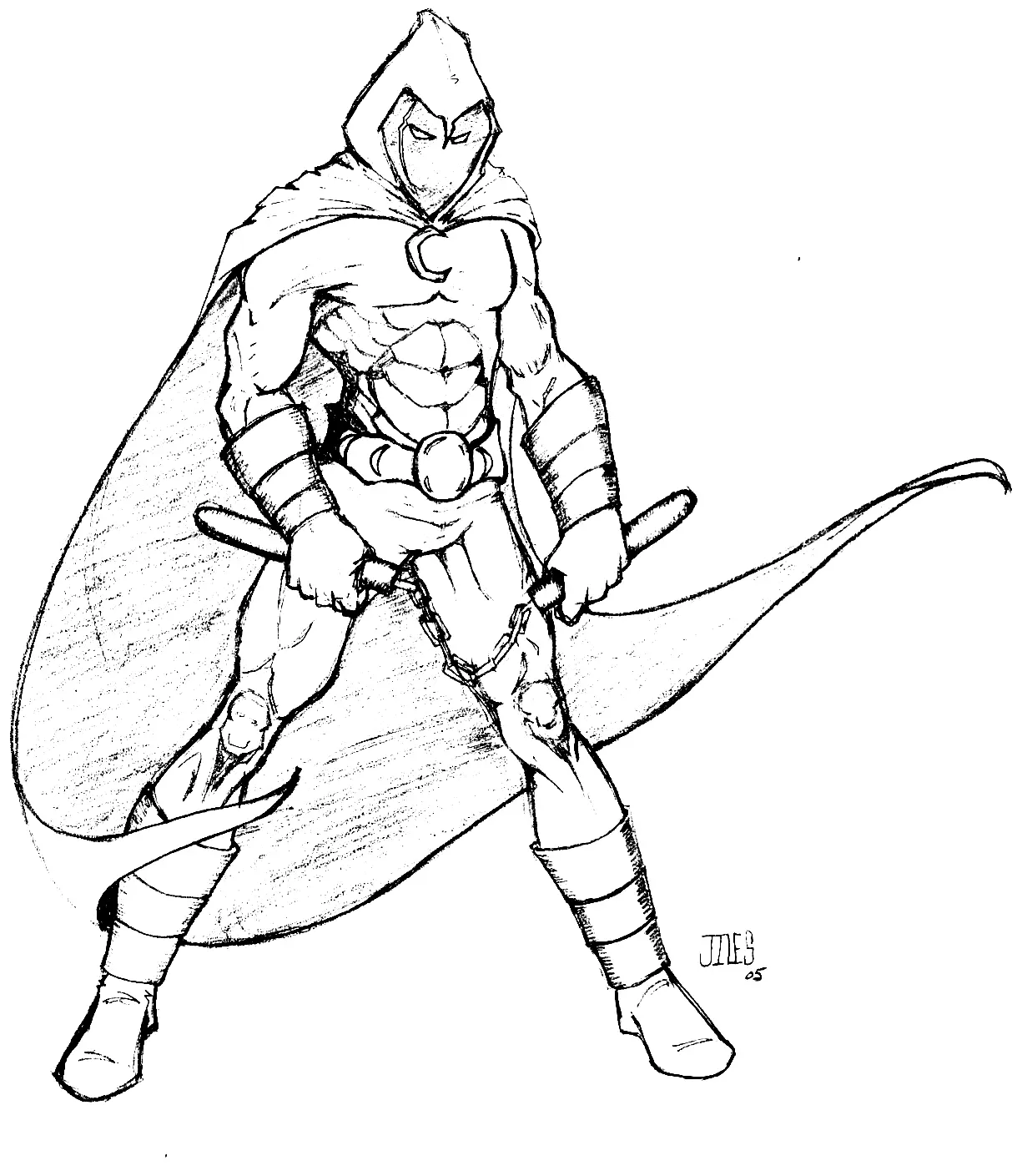 Moon Knight Coloring Pages 5