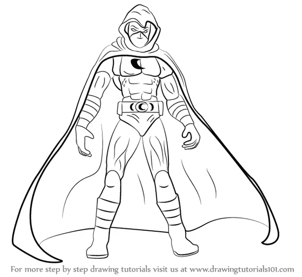 Moon Knight Coloring Pages 7