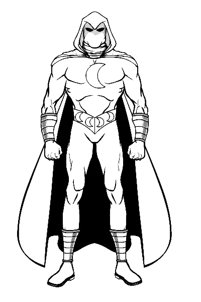 Moon Knight Coloring Pages 8