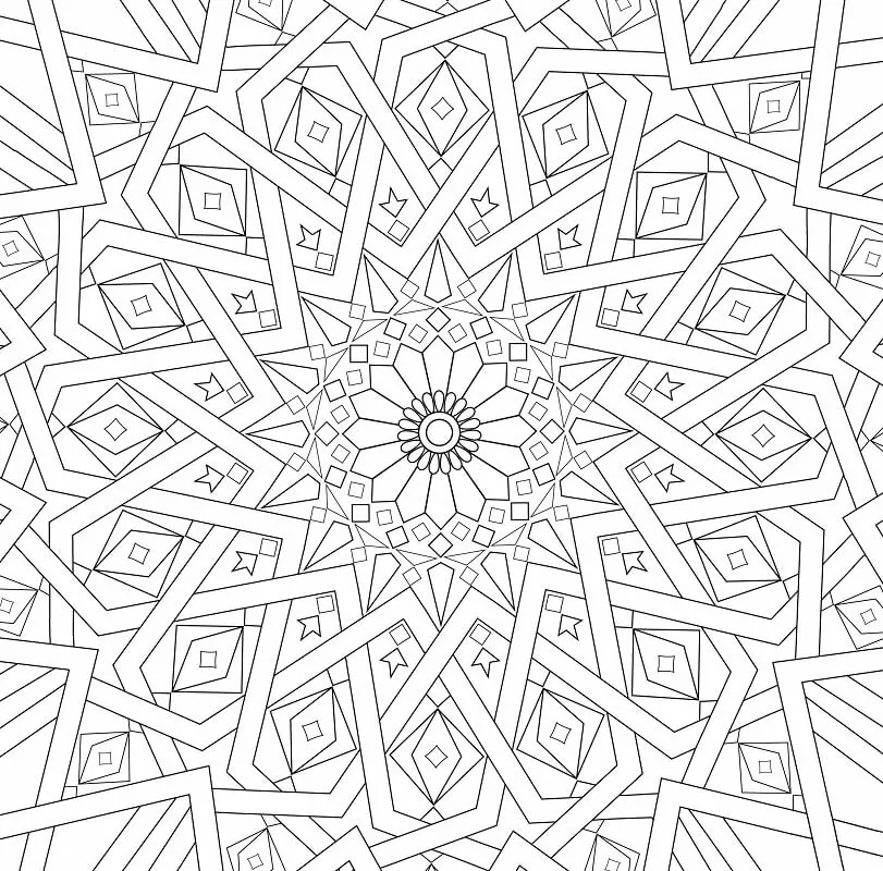 Mosaik Ausmalbilder