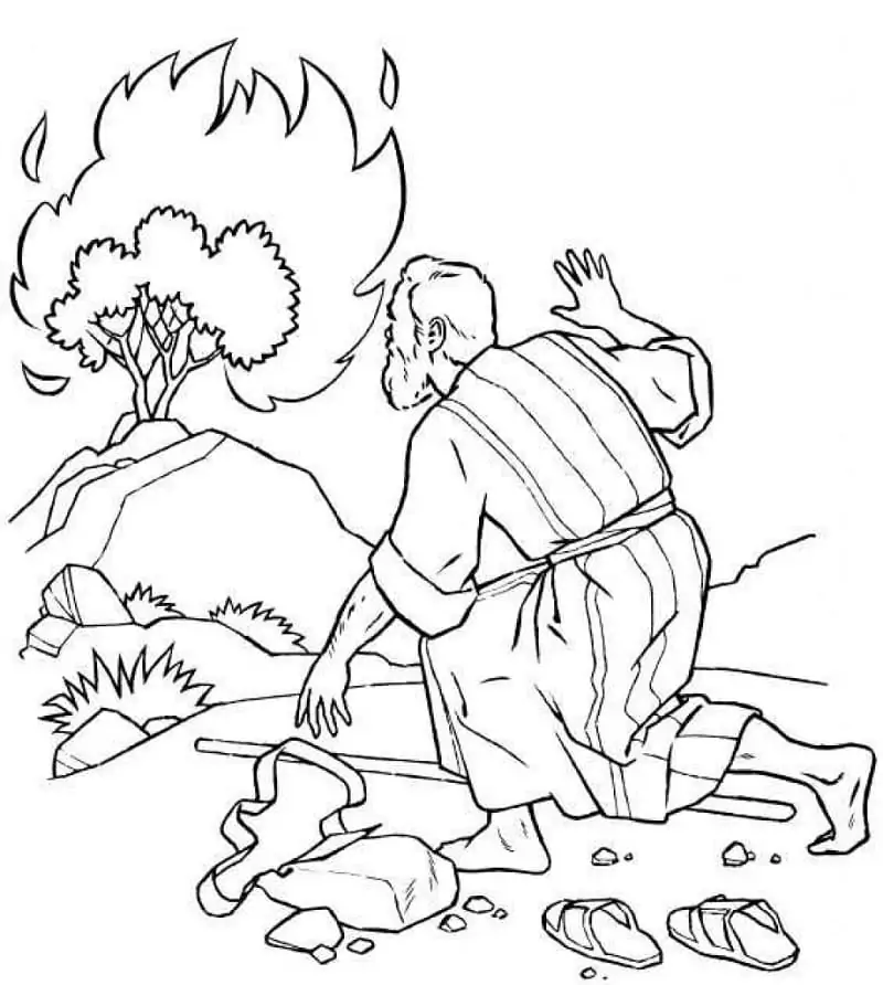 Moses Ausmalbilder 10