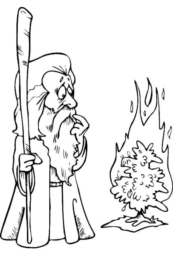 Moses Ausmalbilder 6