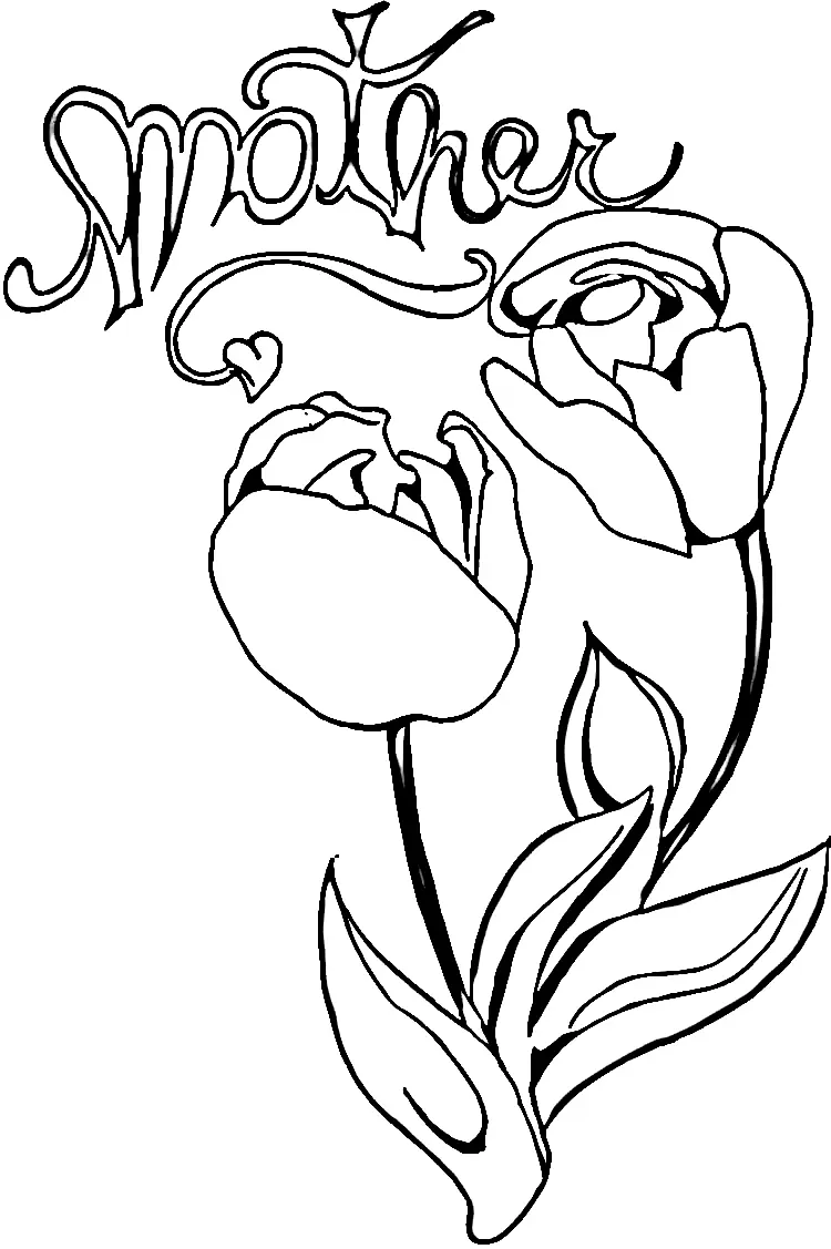 Mother s Day Coloring Pages 50
