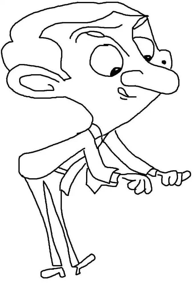 Mr. Bean Ausmalbilder 36