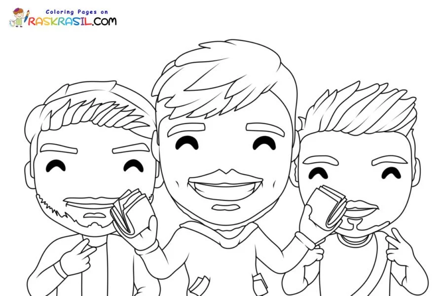 Desenhos de Mr Beast Para Colorir 11