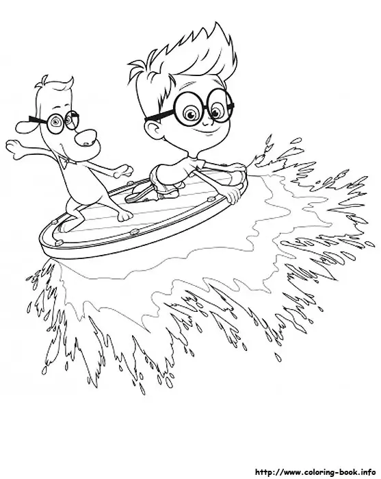 Mr Peabody Y Sherman Para Colorear 13