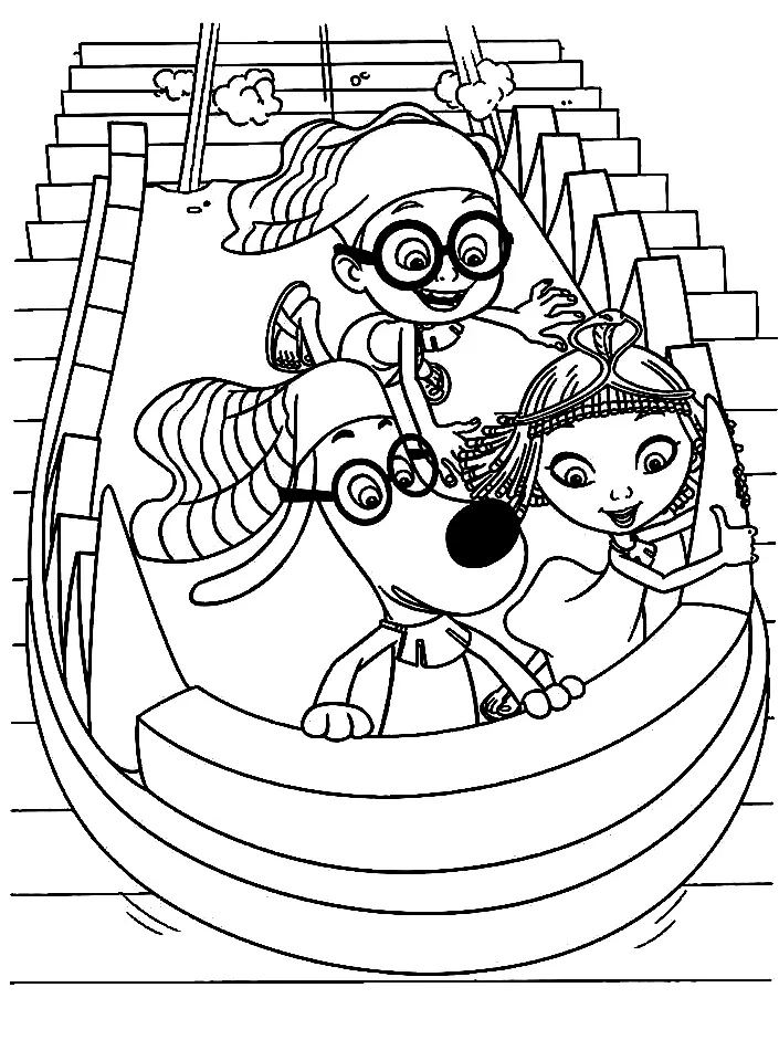 Mr Peabody Y Sherman Para Colorear 33