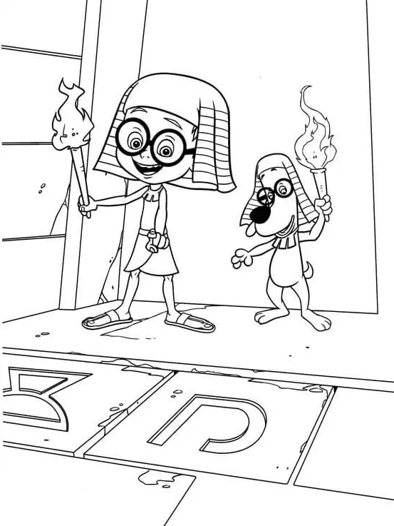 Mr Peabody Y Sherman Para Colorear 38