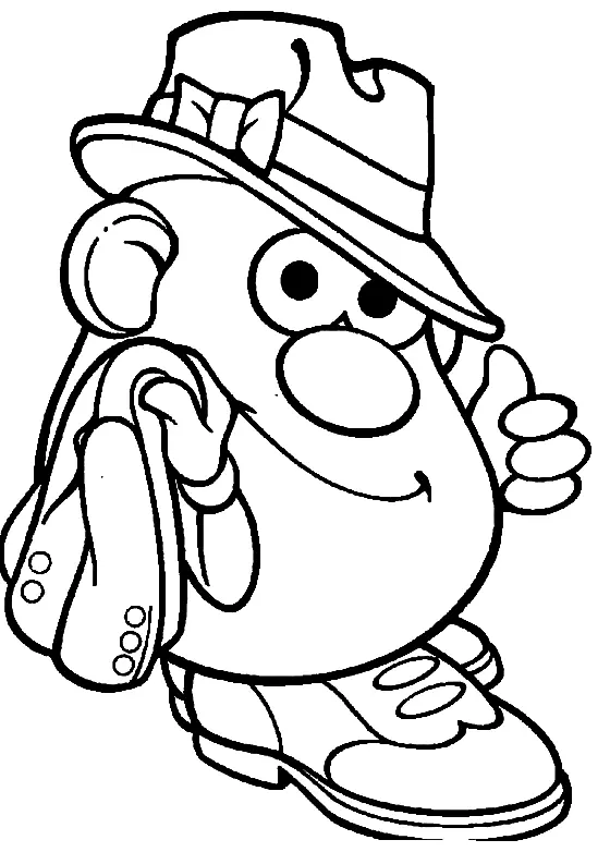 Mr Potato Head Coloring Pages 20