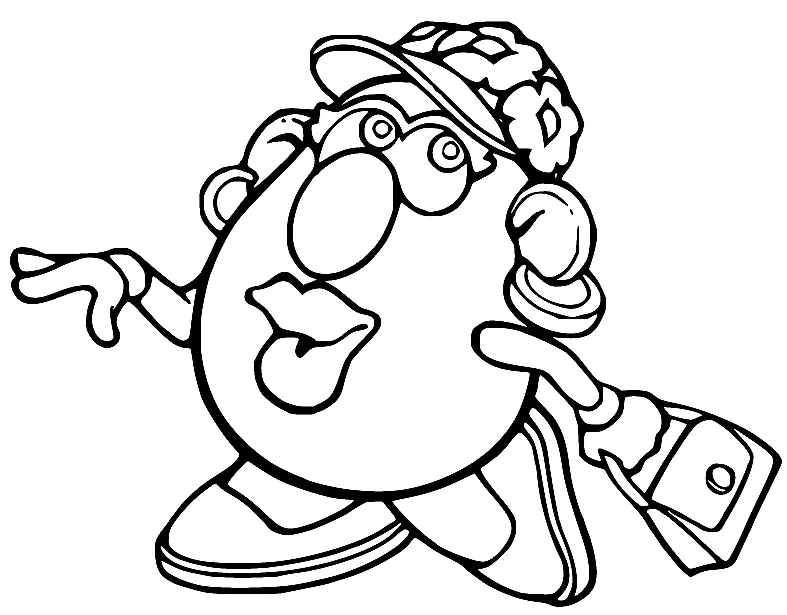 Mr Potato Head Para Colorear 21