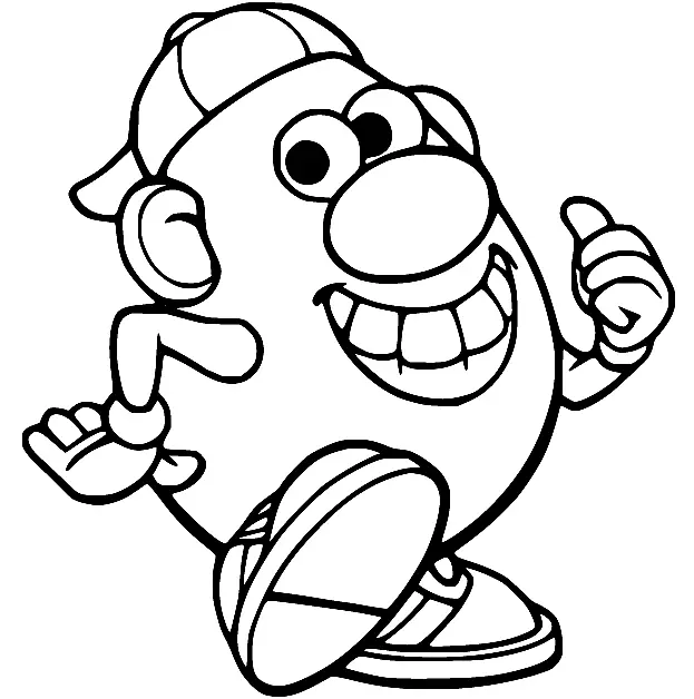 Mr Potato Head Coloring Pages 54