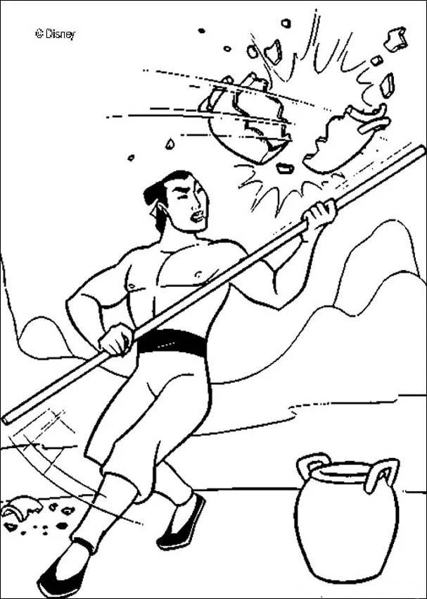 Mulan Coloring Pages 21