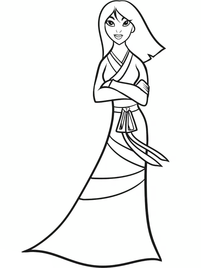 Mulan Coloring Pages 29