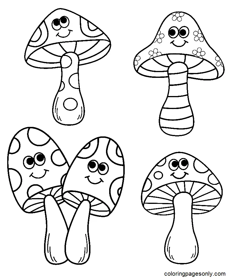 Pilz Ausmalbilder 159