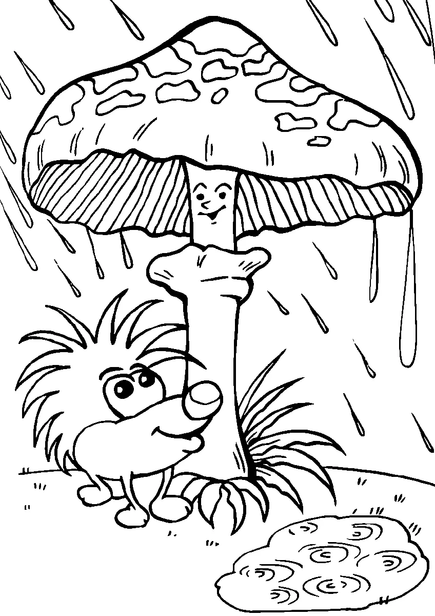 Mushroom Coloring Pages 170
