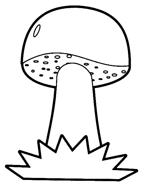 Mushroom Coloring Pages 184