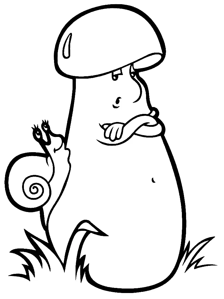Pilz Ausmalbilder