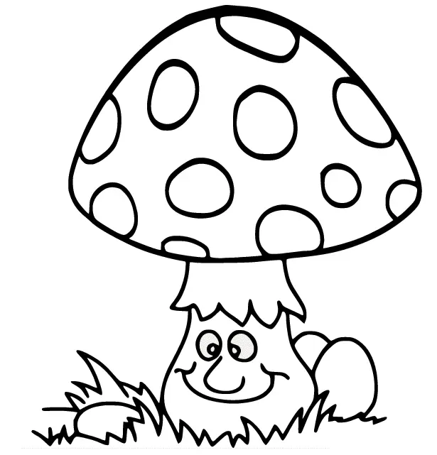Mushroom Coloring Pages 75