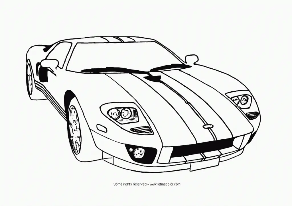 Ausmalbilder Mustang 20