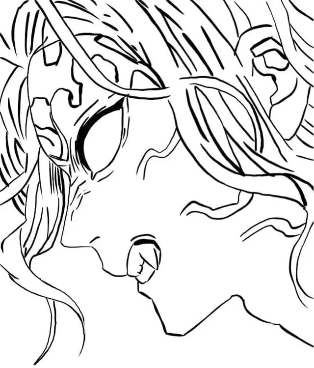 Muzan Kibutsuji Coloring Pages 13