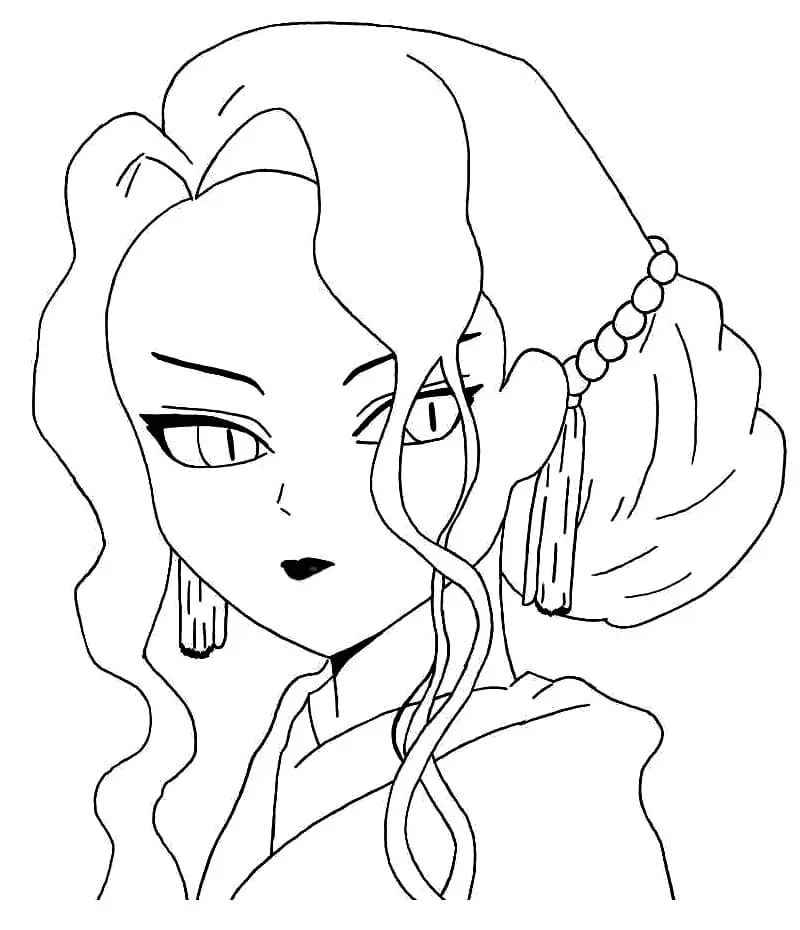 Muzan Kibutsuji Coloring Pages 17