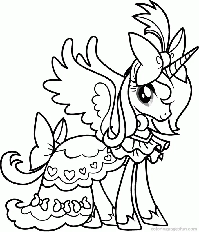 Desenhos de My Little Pony Para Colorir 10