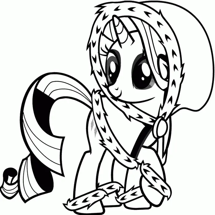 Desenhos de My Little Pony Para Colorir 14