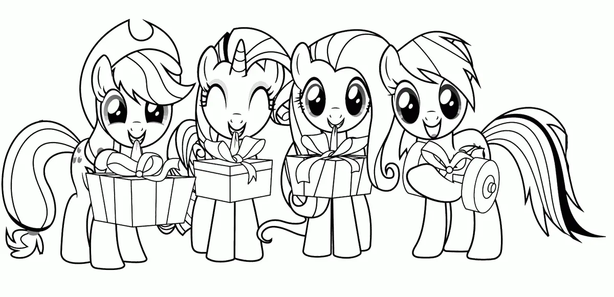 Desenhos de My Little Pony Para Colorir 26