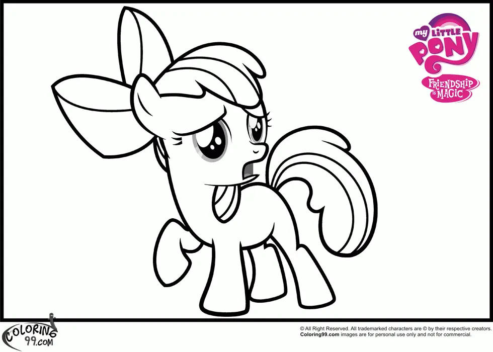 Desenhos de My Little Pony Para Colorir 35