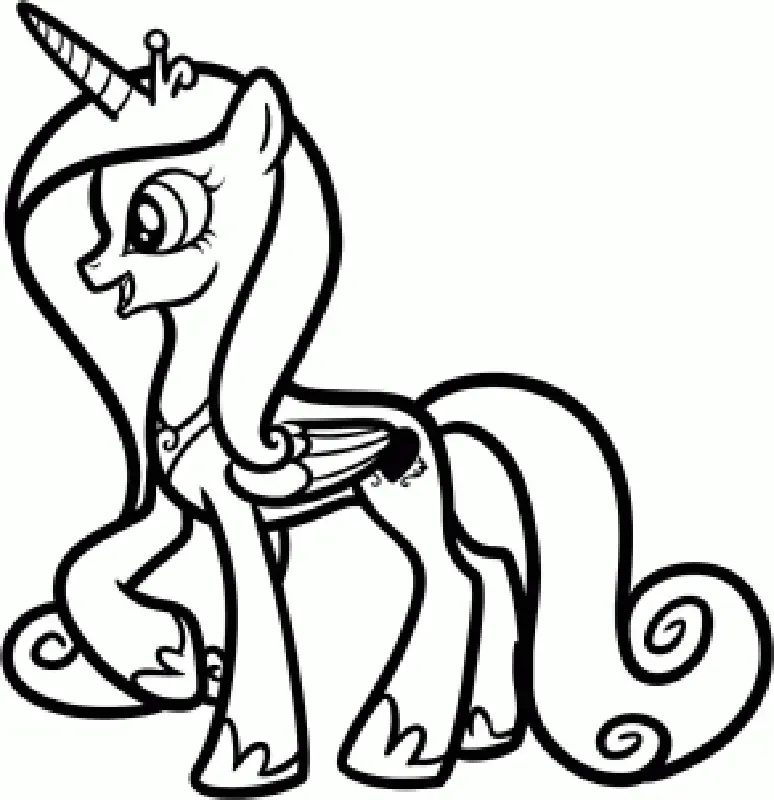 Desenhos de My Little Pony Para Colorir 39